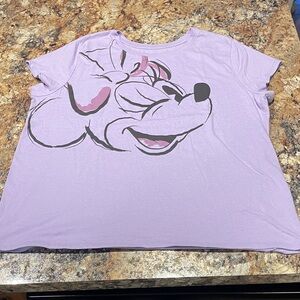 Disney Lavender Minnie Mouse Tee XL